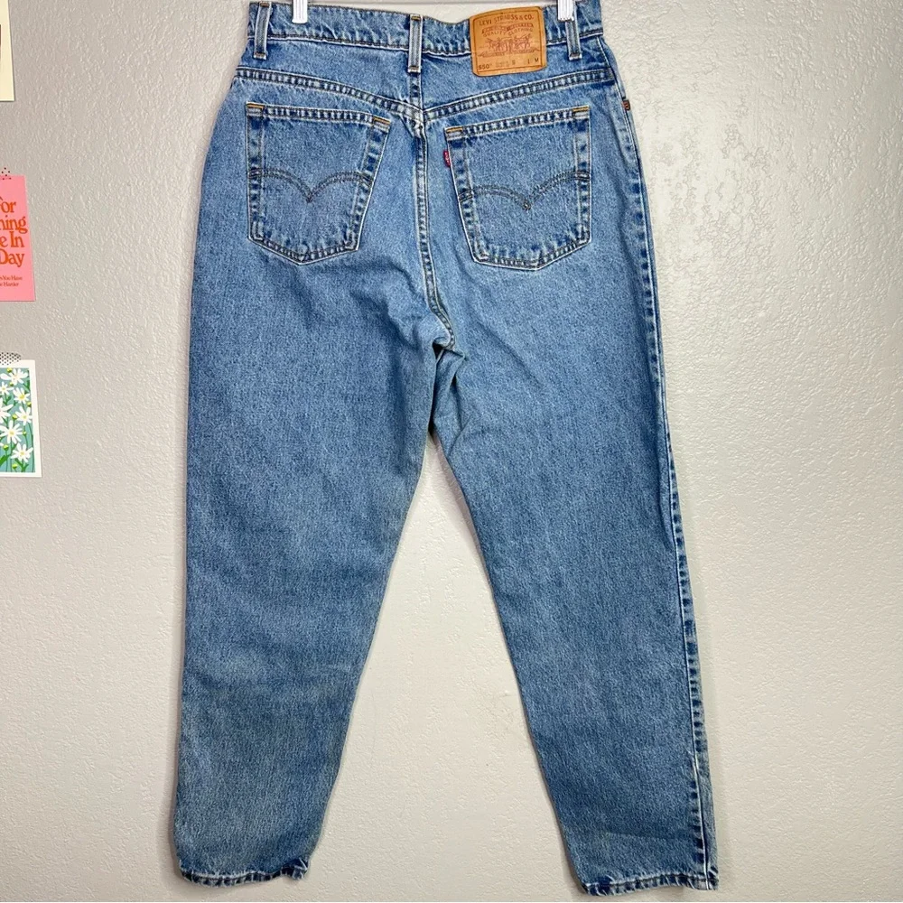 Vintage Levi’s 550 Made in USA Relaxed fit tapered leg sz 14 - Picture 6 of 6